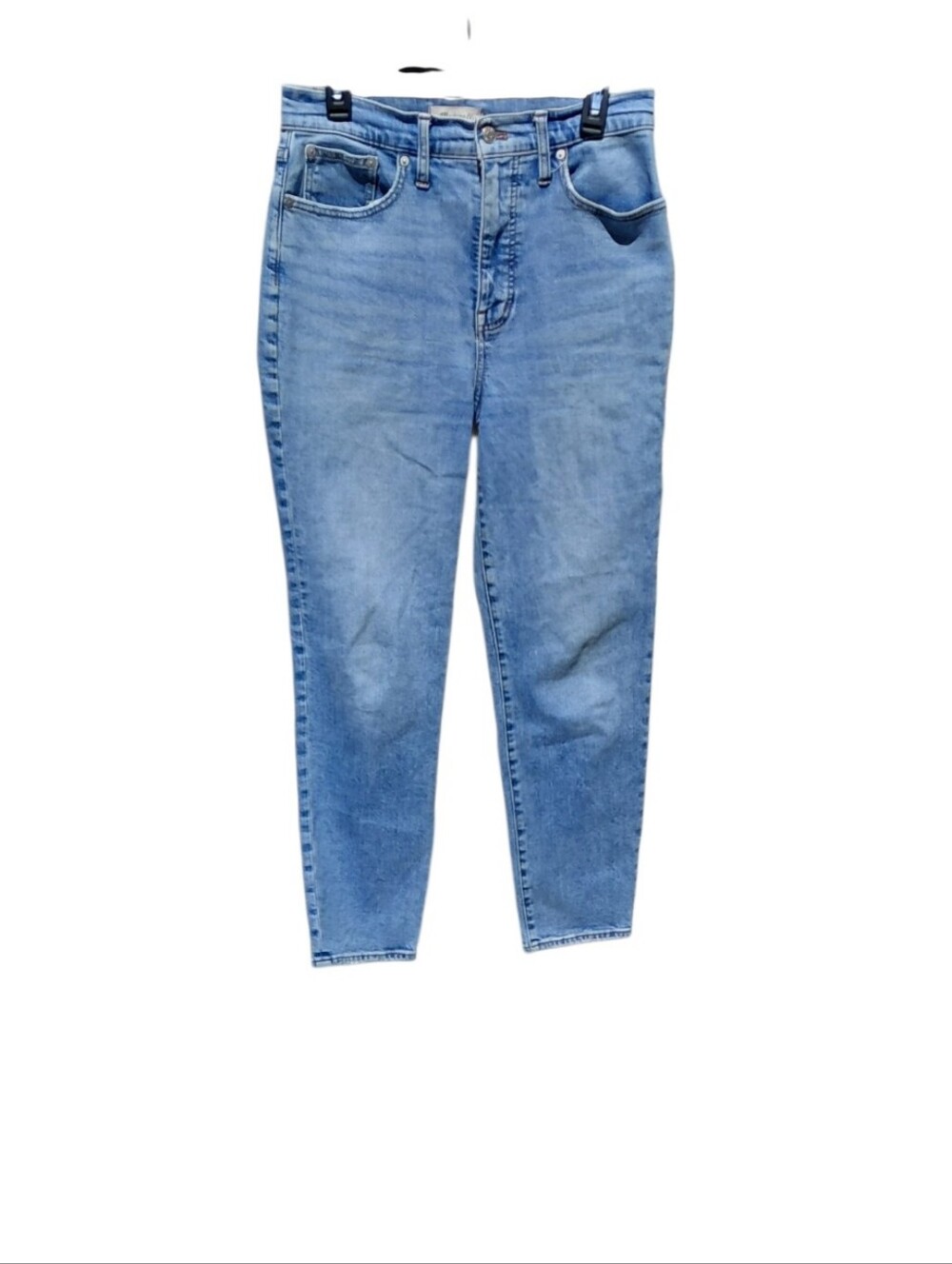 8417....Women's Madewell High-Rise Straight Leg Mom Jeans Size 28 - Picture 5 of 8